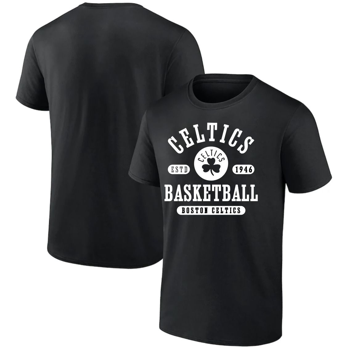 Men 2025 NBA Boston Celtics Black T shirts style 041->nba t-shirts->Sports Accessory